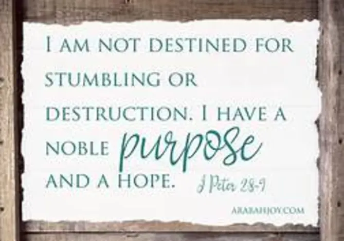 Know your purpose