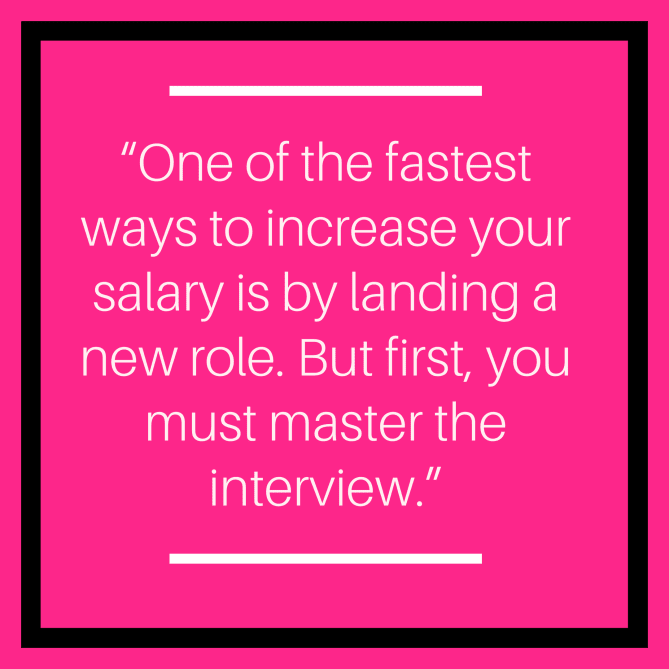 The interview is “the conversation that leads to compensation.” It doesn’t matter if you’re an internal candidate or an exter...