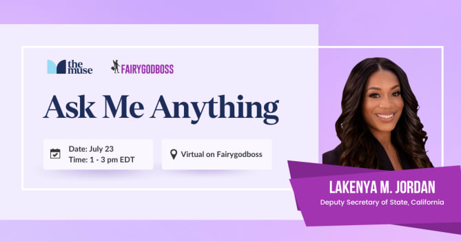 Thank you, LaKenya, for hosting the complimentary AMA on our Fairygodboss community.