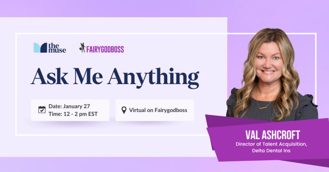 Thank you, Val, for hosting the complimentary AMA on our Fairygodboss community.