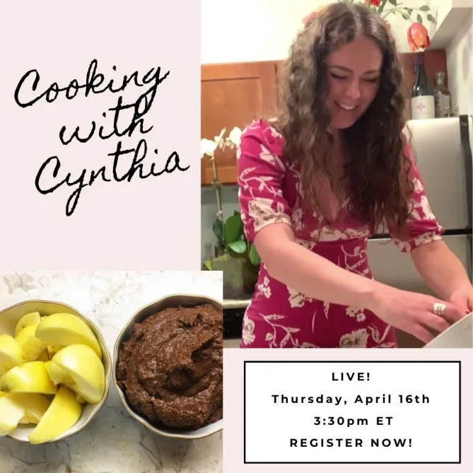 Join Cynthia this Thursday (April 16) for a live cooking show for kids.
