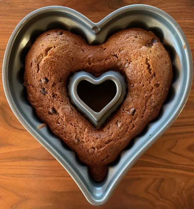 On this stressful election day I baked chocolate chip pumpkin bread.