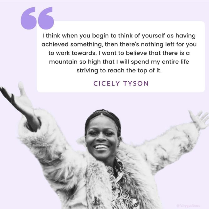 Cicely Tyson was a pioneer who shattered racial stereotypes and knocked down walls so future generations of Black actors coul...