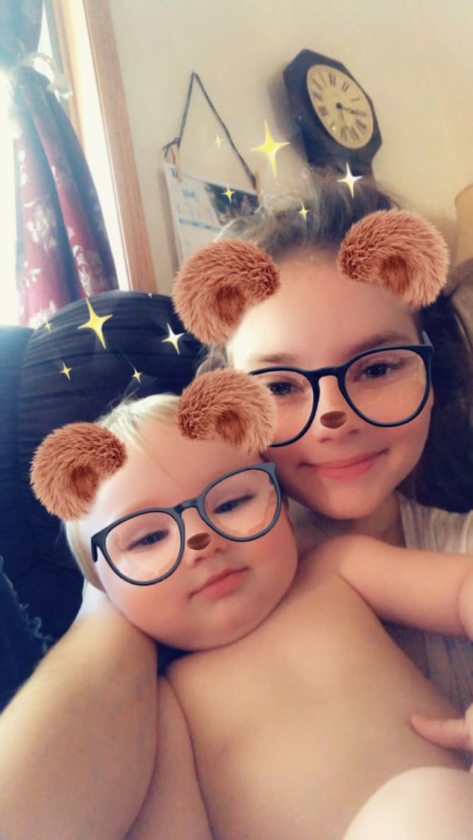 This is me and my son.