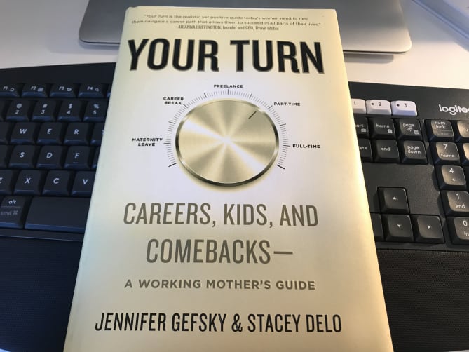 There's a great new book out this week that is talking about the intersection between career and kids.