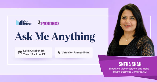 Thank you, Sneha, for hosting the complimentary office hours on our Fairygodboss community  
