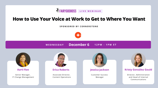 It’s easier said than done to speak up at work—the irony.