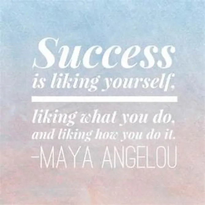 Like yourself for who you are