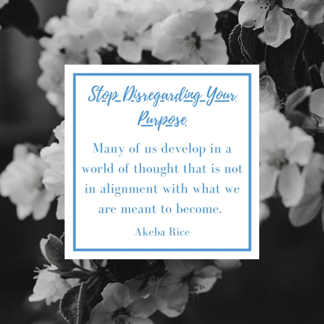 We tend to feel unfulfilled and have resentment when we are disconnected from the greatness we can be.