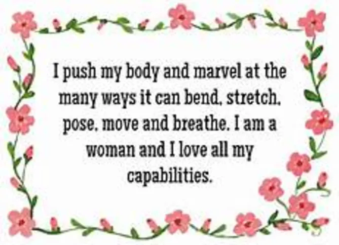 A women's body is wonderful