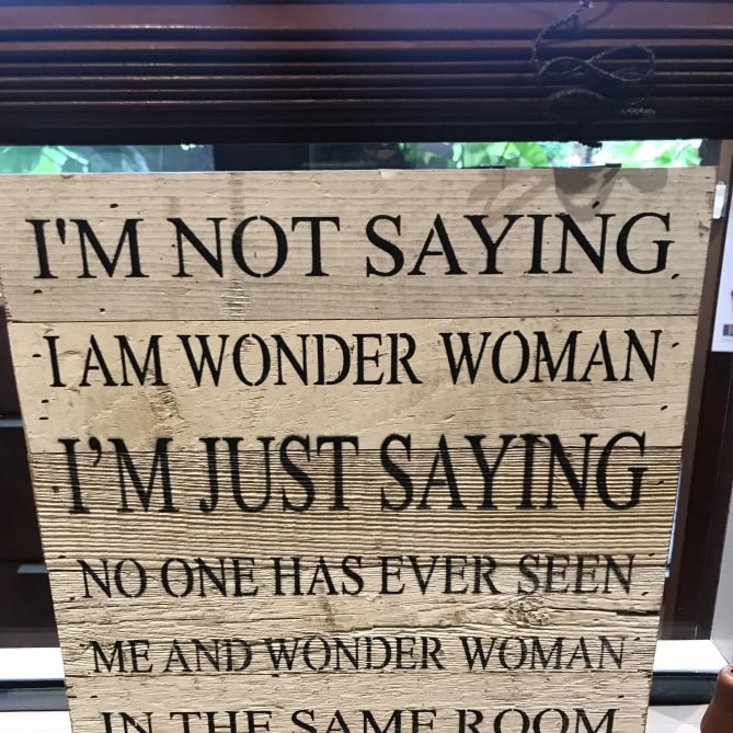 Today was a crazy, busy wonder woman kind of day.