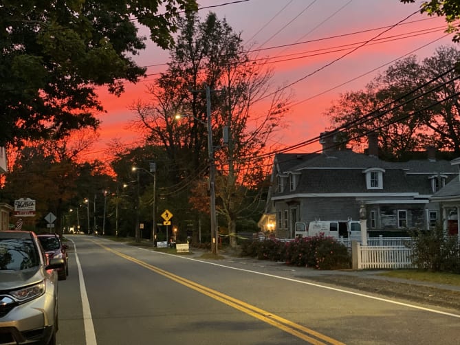 im on vacation this week, and this sunset is one of the reasons i come to cape cod.