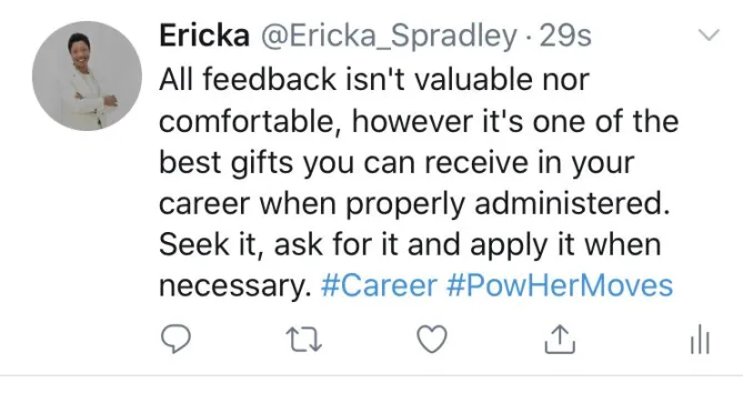 You need feedback that’s tied to business outcomes and you need specifics.