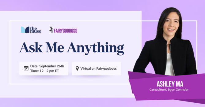 On Thursday, September 26th, join our next complimentary, Ask Me Anything style office hours on our Fairygodboss community fe...