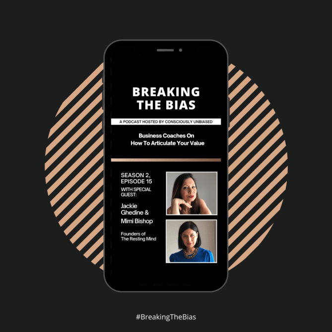 In this episode of Breaking the Bias, Mimi Bishop and I were interviewed by Consciously Unbiased Director of Content Holly Co...