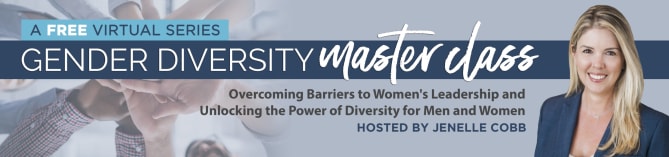My friend Jenelle Cobb has invited me, and other industry thought leaders, to speak at the Gender Diversity Master Class!