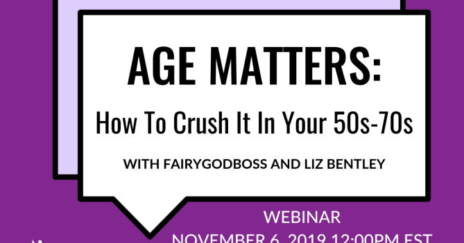 Women's top earning years are ages 50-70 and Liz Bentley wants to help you make the most of your new found freedom.