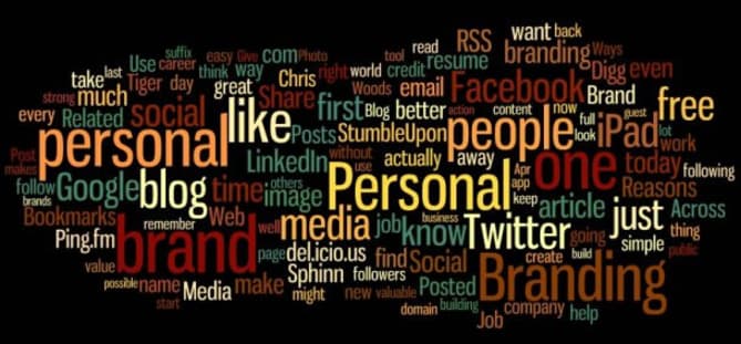 Great tips on defining your own personal brand, and ideally, keeping it to about 5 words..