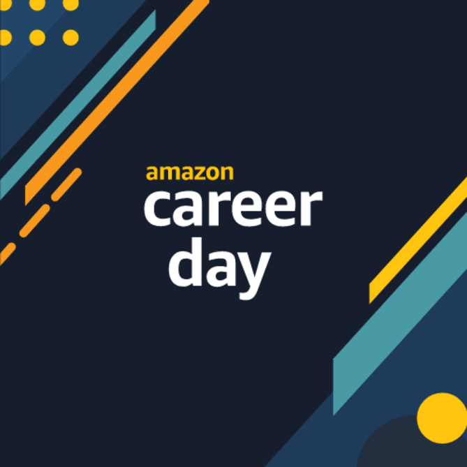 Passing along information on Amazon's Career Day scheduled for 9/16/2020.
