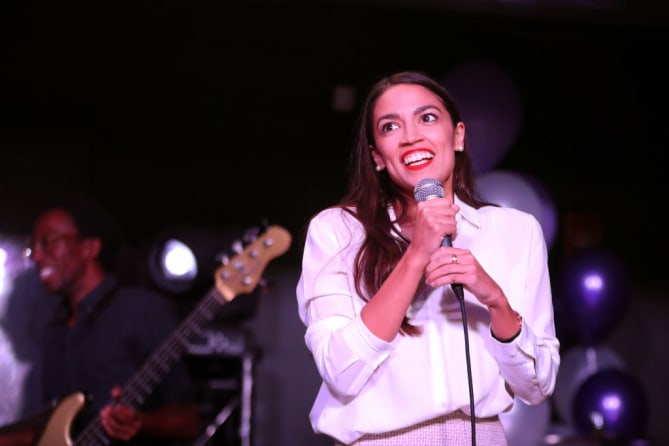 "...growth doesn’t happen in a straight line!" An important lesson from Alexandria Ocasio-Cortez.