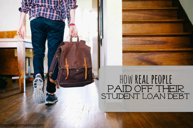 Dealing with student loan debt after college is overwhelming.