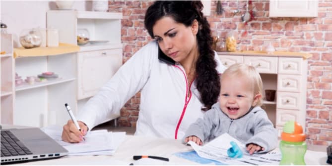 busy mom