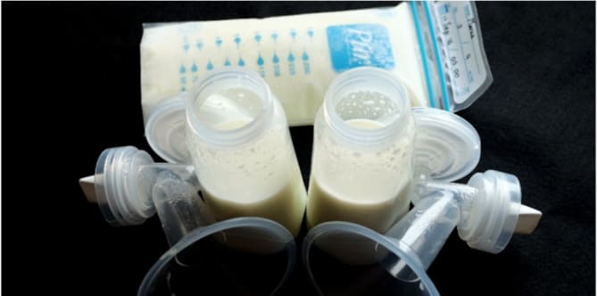 pumping breastmilk