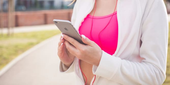 Woman exercising
