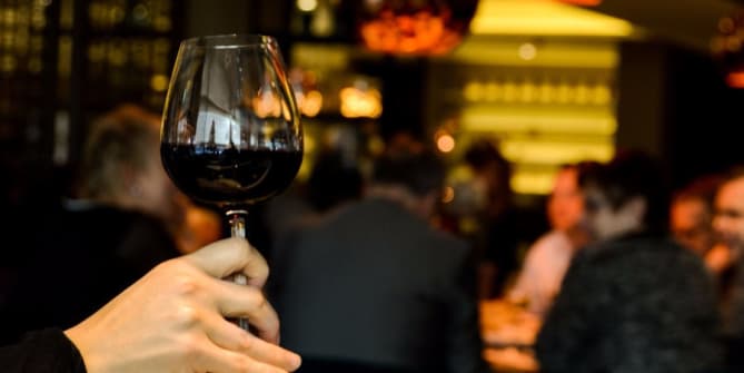 Glass of wine