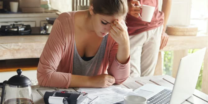 Stressed woman 