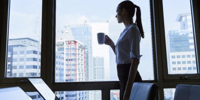 woman in office