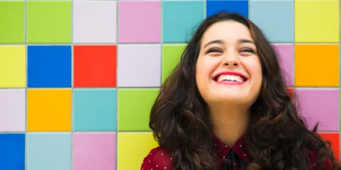 happy woman