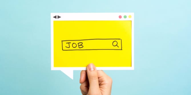 Job search graphic