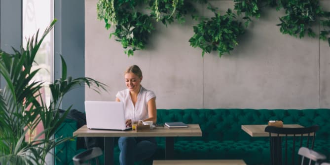 Woman on laptop