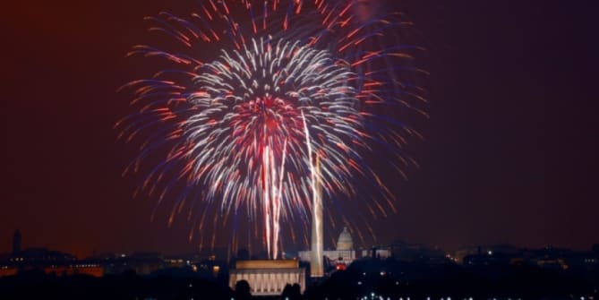 Fourth of July fireworks
