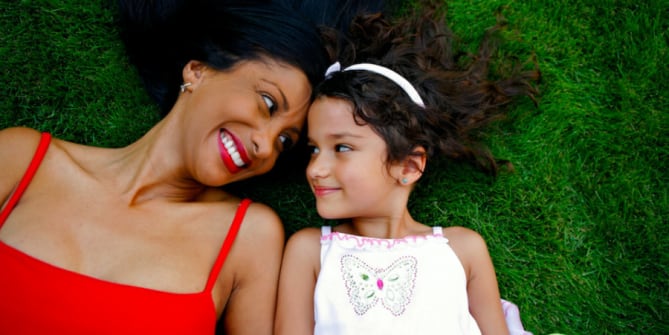mother and daughter