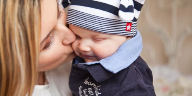 Mother with her child