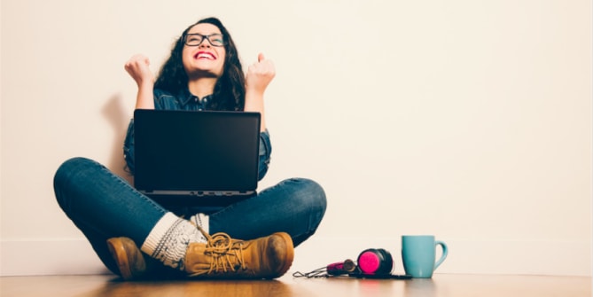 Woman on laptop