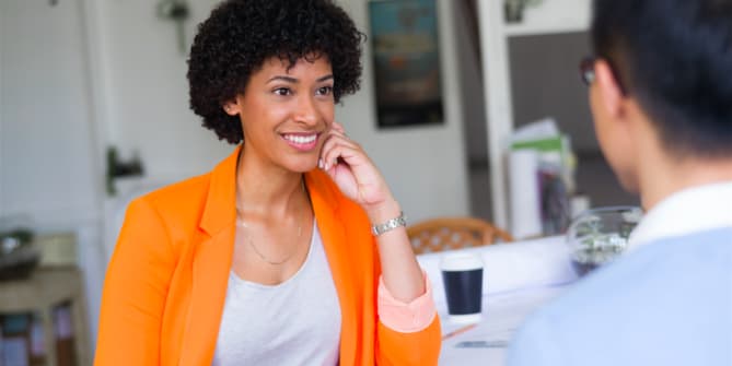 woman at work
