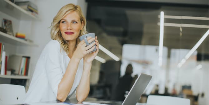 woman on laptop