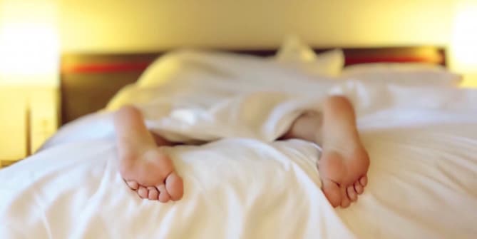 Exhausted Woman Sleeping