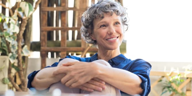 woman relaxing