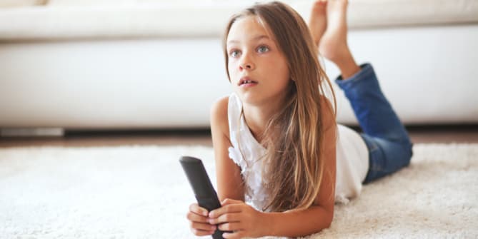 Kid Watching Movie