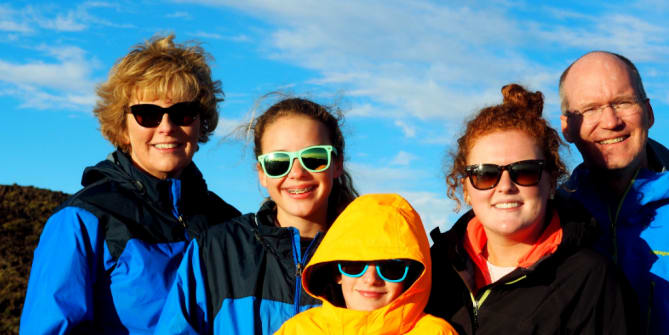 Joan K. Motsinger, Senior Vice President, Business Excellence at Seagate Technology, with her family