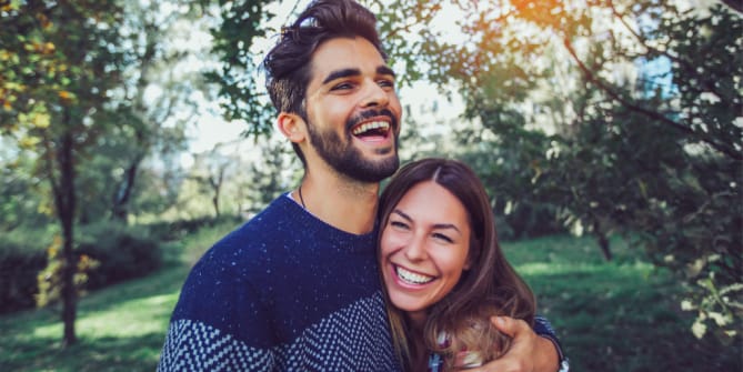 Couple Embracing
