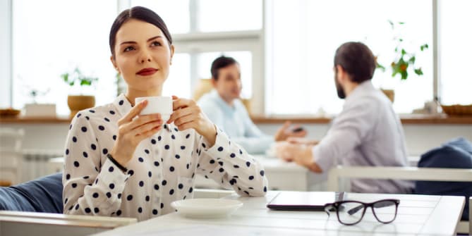 Woman CEO at work