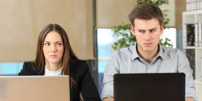 Angry coworkers