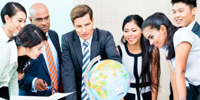 International business team