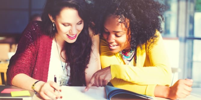 Women working together