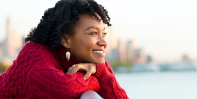 Woman thinking